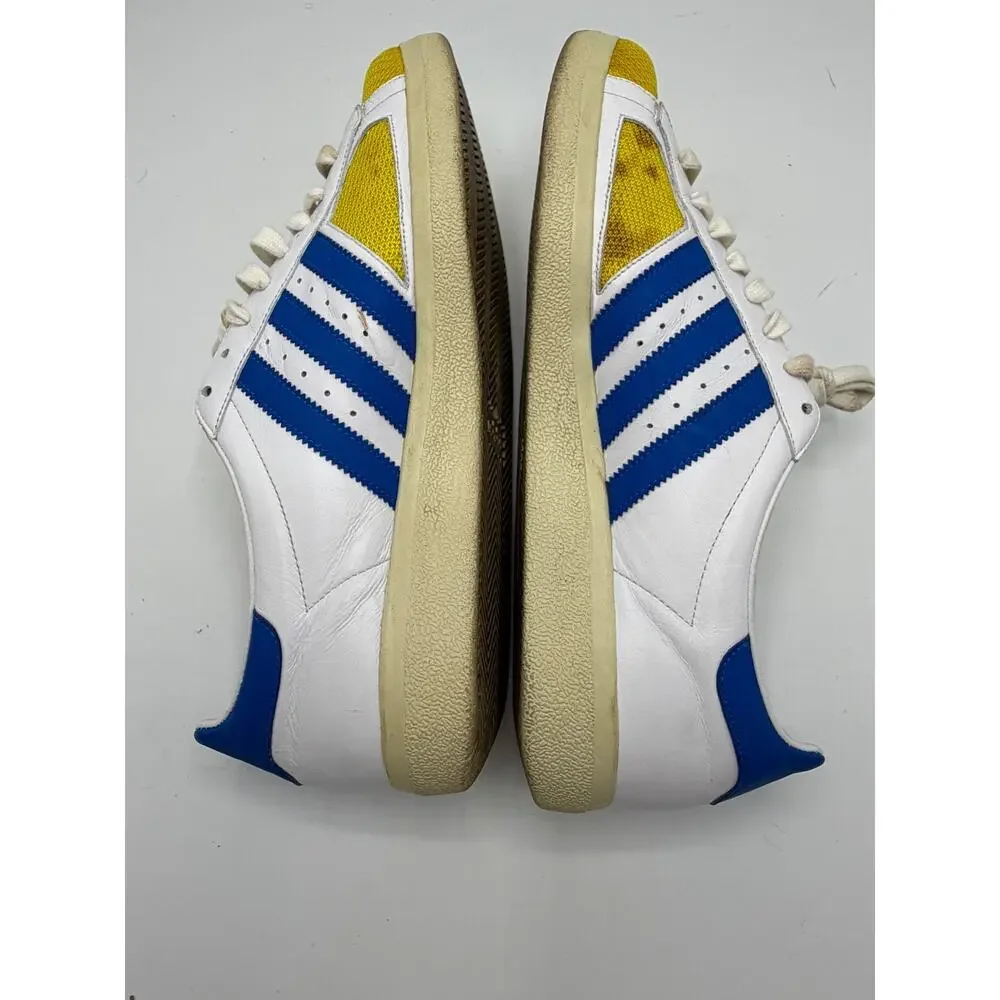 Adidas 011707 Spezial White Blue Yellow Mens Size 12 Pre-Owned No Box